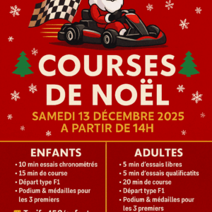 COURSE DE NOËL Adultes samedi 13/12/25 à partir de 14h